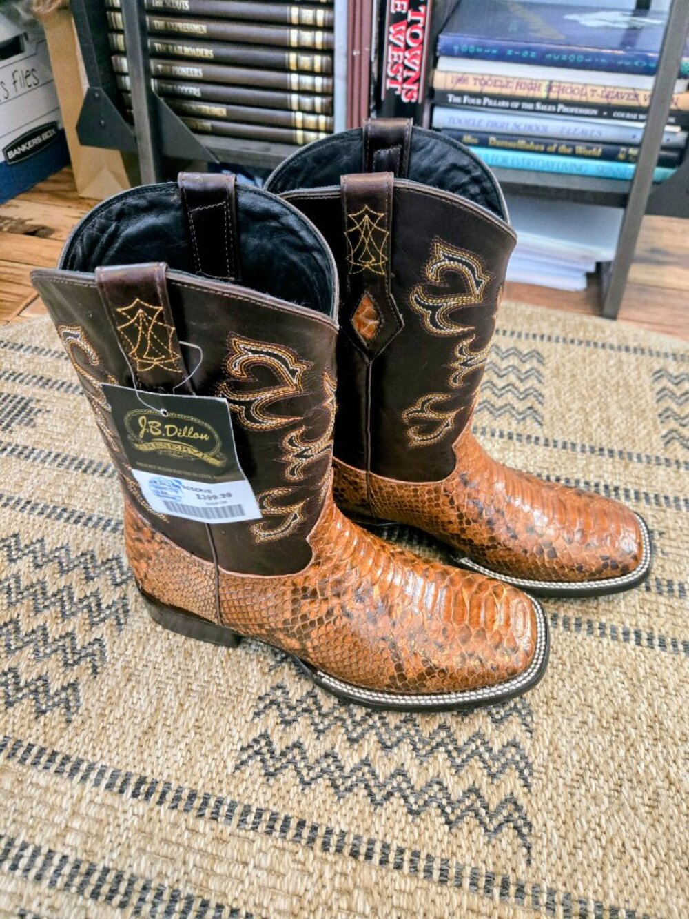 New Python Cowboy Boots - Picture 6 of 7
